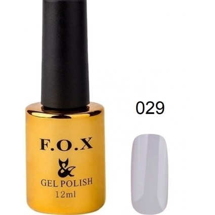 Гель-лак F.O.X Gel Polish Gold Pigment 029 сірий 12 мл