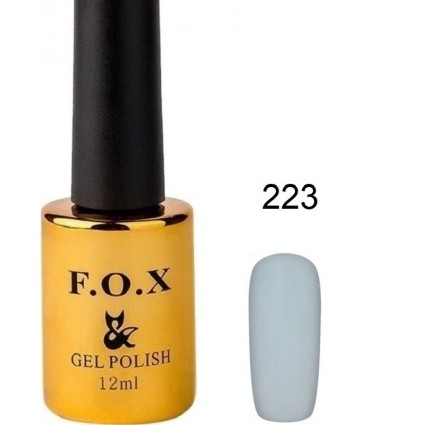 Гель-лак F.O.X Gel Polish Gold Pigment 223 лілово-сірий 12 мл