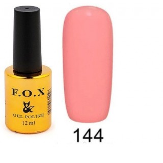 Гель-лак F.O.X Gel Polish Gold Pigment 144 коралово-рожевий 12 мл