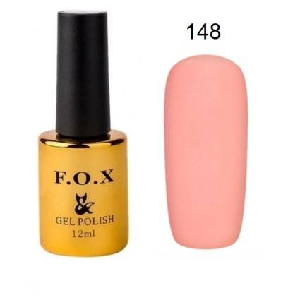 Гель-лак F.O.X Gel Polish Gold Pigment 148 ніжно-рожевий 12 мл