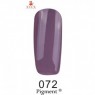 Гель-лак F.O.X Gel Polish Gold Pigment 072 приглушений димчасто-бузковий 12 мл