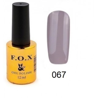 Гель-лак F.O.X Gel Polish Gold Pigment 067 світлий сіро-бежевий 12 мл