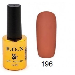 Гель-лак F.O.X Gel Polish Gold Pigment 196 теракотовий 12 мл