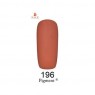 Гель-лак F.O.X Gel Polish Gold Pigment 196 теракотовий 12 мл