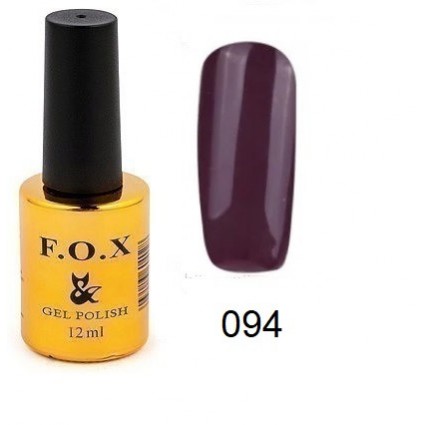 Гель-лак F.O.X Gel Polish Gold Pigment 094 темно-фіолетовий 12 мл