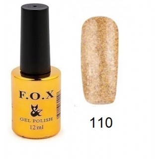 110 F.O.X gel-polish gold Pigment 12мл
