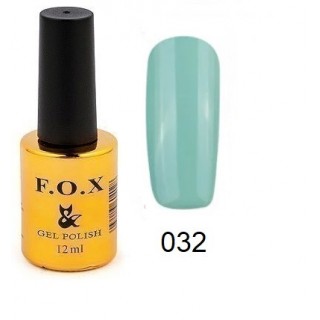 Гель-лак F.O.X Gel Polish Gold Pigment 032 м'ятно-блакитний, приглушений 12 мл
