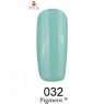 Гель-лак F.O.X Gel Polish Gold Pigment 032 м'ятно-блакитний, приглушений 12 мл