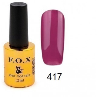 Гель-лак F.O.X Gel Polish Gold Pigment 417 фіолетово-малиновий 12 мл