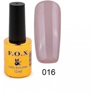 Гель-лак F.O.X Gel Polish Gold Pigment 016 бузково-сірий 12 мл