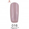 Гель-лак F.O.X Gel Polish Gold Pigment 016 бузково-сірий 12 мл