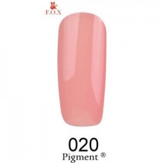 Гель-лак F.O.X Gel Polish Gold Pigment 020 бежево-персиковий 12 мл