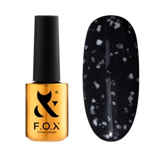 Топ для гель-лаку F.O.X Top Drop White напівпрозорі та білі домішки 7 мл