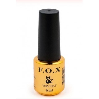 Топ для гель-лаку матовий без липкого шару F. O. X Top Coat Matt No wipe 6 мл (ТОП)***