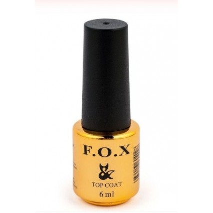 Топ для гель-лаку матовий без липкого шару F. O. X Top Coat Matt No wipe 6 мл (ТОП)***