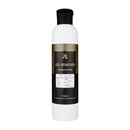 Засіб для зняття гель-лаку без ацетону F.O.X gold Gel Remover Acetone-Free 200 мл