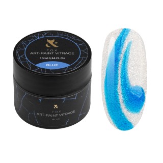 Гель-фарба вітражна F.O.X Art-paint Vitrage Blue 10 мл