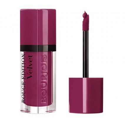 Рідка матова помада Bourjois Rouge Edition Velvet №14 (Plum Plum Girl) 7.7 мл