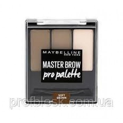 MAYB тени д/бровей Master Brow pro palette (soft brown) 3,4 г