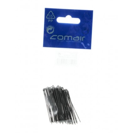 Шпильки прямі чорні 45 мм Comair 50 шт