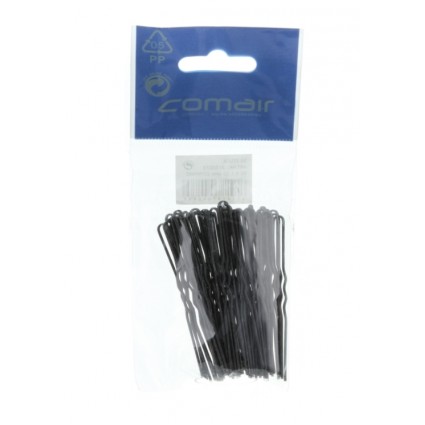 Шпильки Comair 6,5 см чорні товсті 50 шт