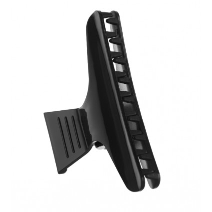 Затискач для волосся Метелик пластмасовий чорний Proline D20