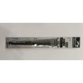 Гребінець термопластик Proline Y.S.254 скошений чорний 19 см
