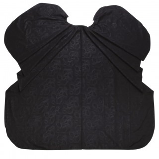 Пеньюар Proline Чорний графічний візерунок д.109 ш.136