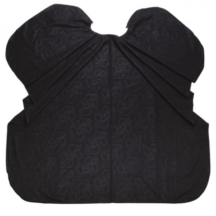 Пеньюар Proline Чорний графічний візерунок д.109 ш.136