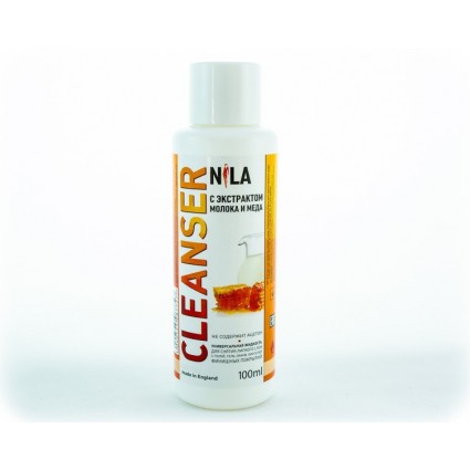 Рідина д/зняття липкого шару молоко і мед 100 мл Cleanser Nila