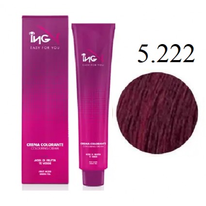 Крем-фарба для волосся ING Professional Coloring Cream 5.222 Виноград 100 мл Крем-фарба для волосся ING Professional Coloring Cream 5.222 Виноград 100 мл