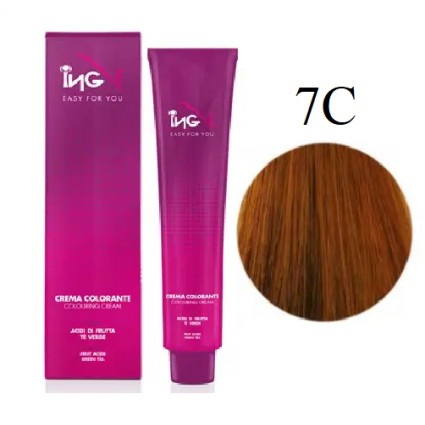 Крем-фарба для волосся ING Professional Coloring Cream 7C Карамель100 мл