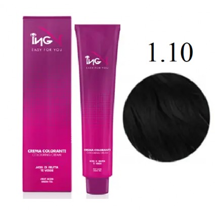 Крем-фарба для волосся ING Professional Coloring Cream 1.10 Ісиня-чорний 100 мл