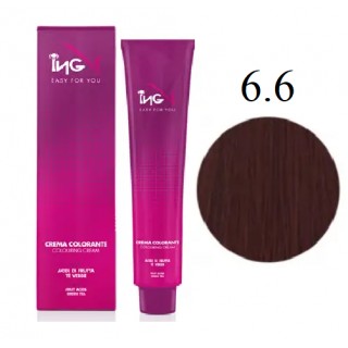 Крем-фарба для волосся ING Professional Coloring Cream 6.6 Темно-русявий червоний 100 мл