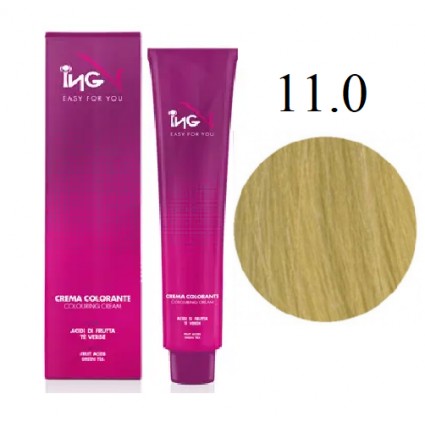 Крем-фарба для волосся ING Professional Coloring Cream 11.0 Спеціальний блондин 100 мл Крем-фарба для волосся ING Professional Coloring Cream 11.0 Спеціальний блондин 100 мл