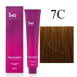 Крем-фарба для волосся безаміачна ING Professional Colouring Cream No Ammonia 7С Тоффі 100 мл