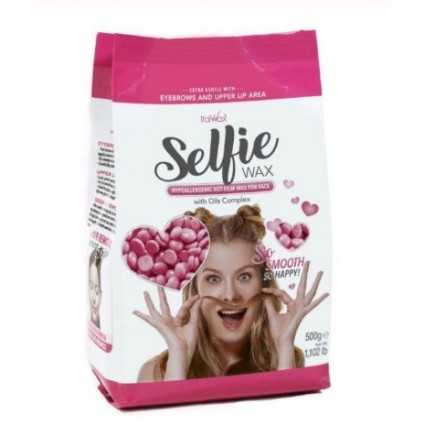Плівковий віск для депіляції обличчя ItalWax Selfie в гранулах 500 г