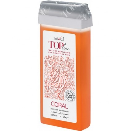 Віск касетний ItalWax Top Line 100 мл Корал
