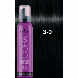 Відтіночний мус 3-0 Schwarzkopf Expert Mousse Темно-коричневий натуральний 100 мл
