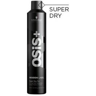 Суперсухой лак еластичної фіксації Schwarzkopf Osis+ Session Label Super Dry Flex 500 мл