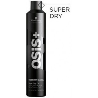 Суперсухой лак сильної фіксації Schwarzkopf Professional OSiS+ Session Label Super Dry Fix 300 мл