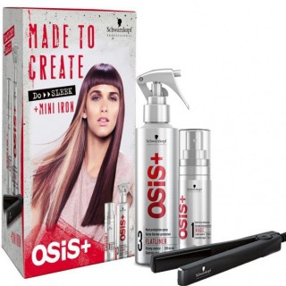 Набір Schwarzkopf OSIS+ Sleek Box (Flatliner+Magic+Міні-плойка для волосся)