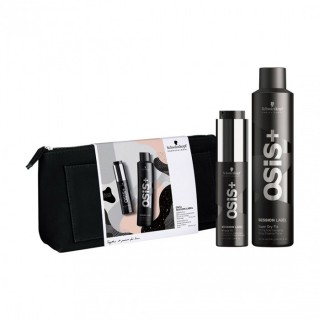 Набір Schwarzkopf Professional OSiS SESSION Label Суперсухий лак сильної фіксації 300мл + Суперуніверсальний з