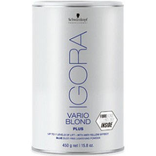 Акція !!! Беспылевой порошок для освітлення IGORA Vario Blond Plus Блакитний 450 г