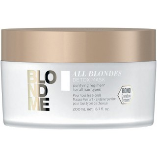 Маска-детокс для блонд і мелірованого волосся Schwarzkopf Blondme Detox Mask очищаюча 200 мл