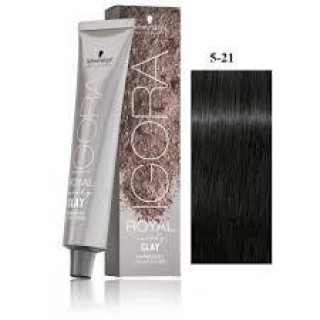 Крем-фарба для волосся Schwarzkopf Igora Royal 5-21 коричневий попелястий сандрі 60 мл