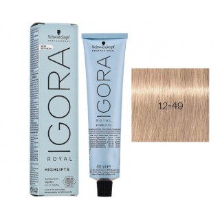 Фарба для волосся Schwarzkopf Professional Igora Royal Highlifts 12-49 Спеціальний блондин 60 мл