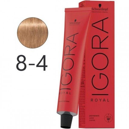 Крем-фарба для волосся Schwarzkopf Igora Royal 8-4 Світло-Русявий Бежевий 60 мл