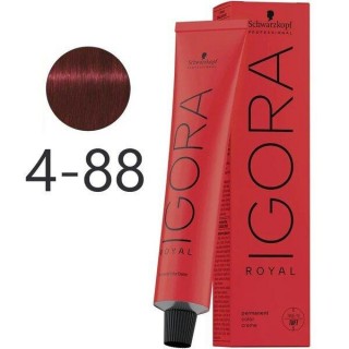 Крем-фарба для волосся Schwarzkopf Igora Royal 4-88 Середньо-Коричневий Червоний Екстра 60 мл