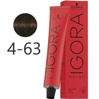 Крем-фарба для волосся Schwarzkopf Igora Royal 4-63 Середньо-Коричневий Шоколадний Матовий 60 мл